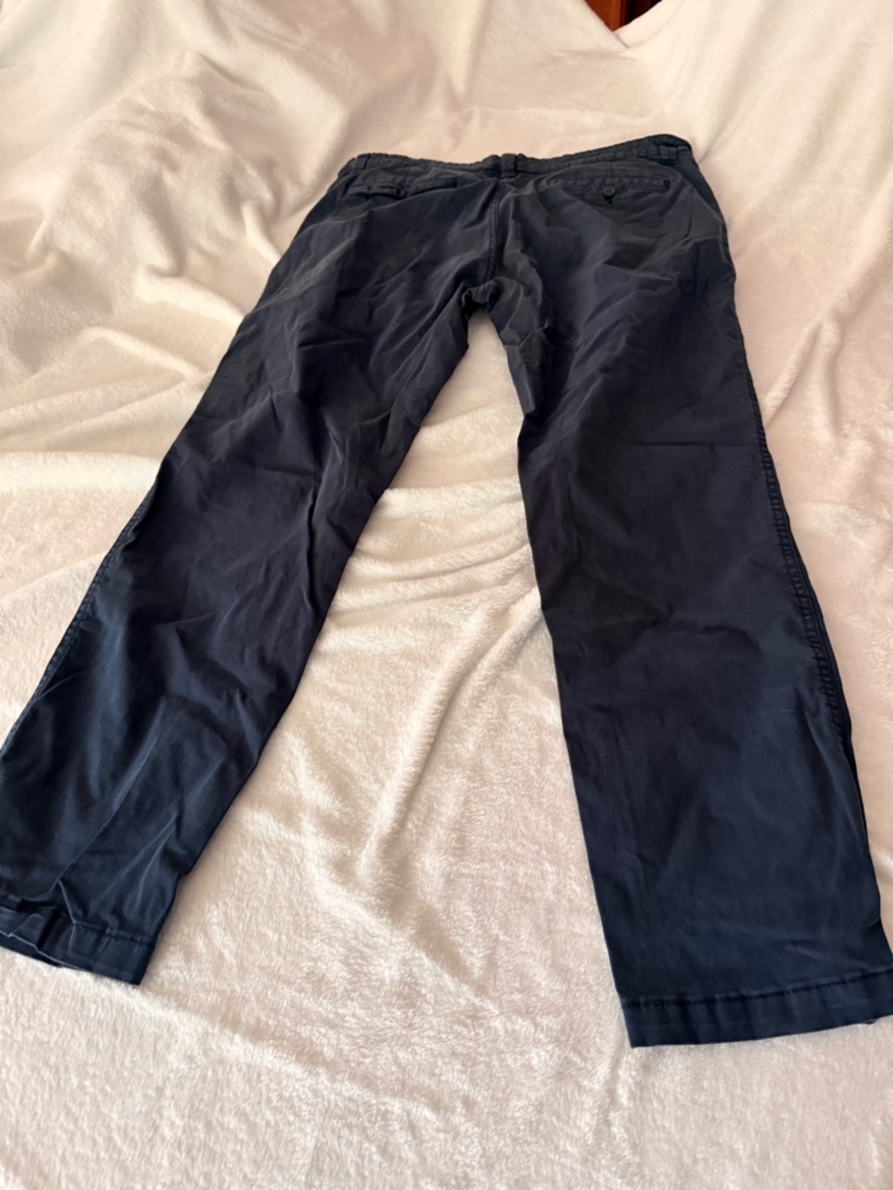 George Navy Blue Slim Pants 36x30 Size 36 - Picture 4 of 4
